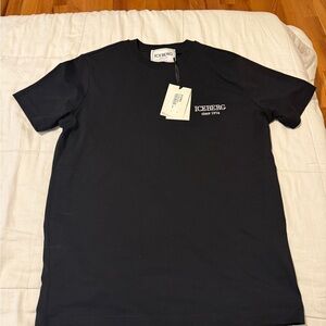 Iceberg Black Short Sleeve Tee